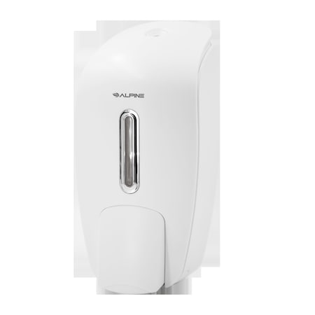 Soap & Hand Sanitizer Dispenser,Surface Mounted,800 Ml Capacity,White